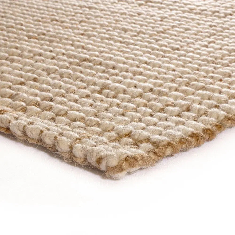 Orion Natural Wool and Jute Rug italtex