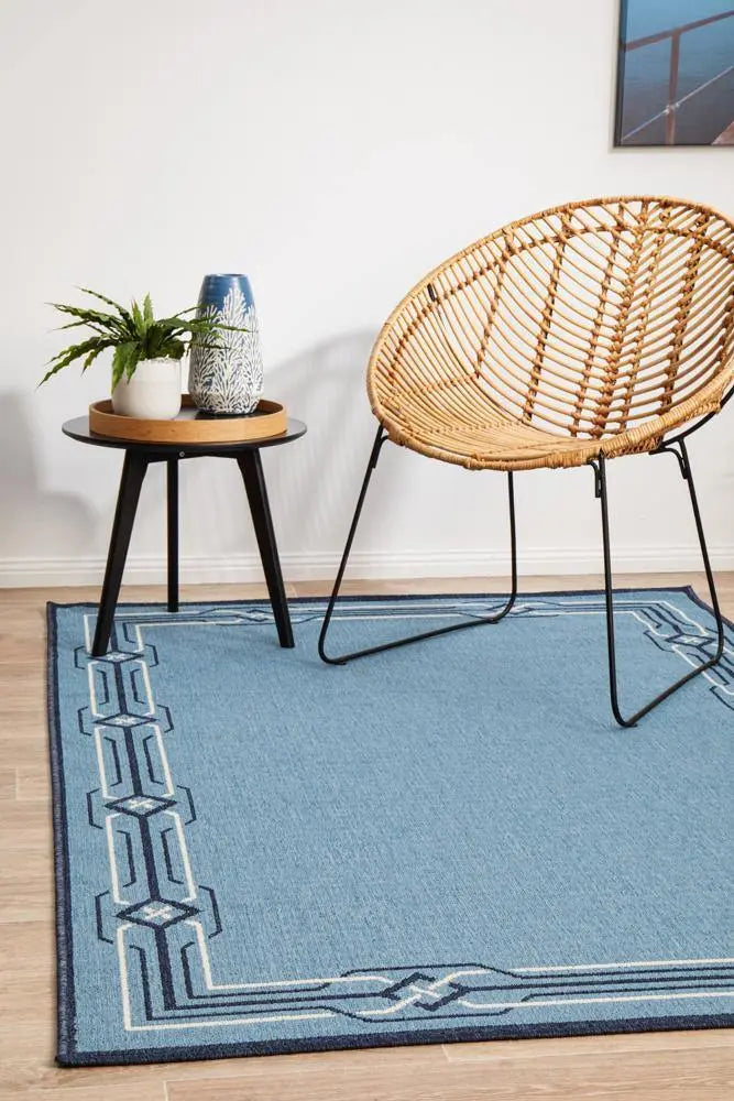 Outdoor Sea Blue Rug RUG CULTURE