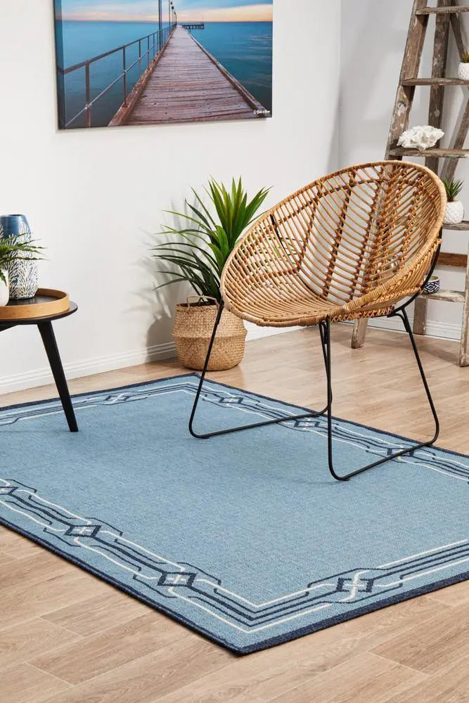 Outdoor Sea Blue Rug RUG CULTURE