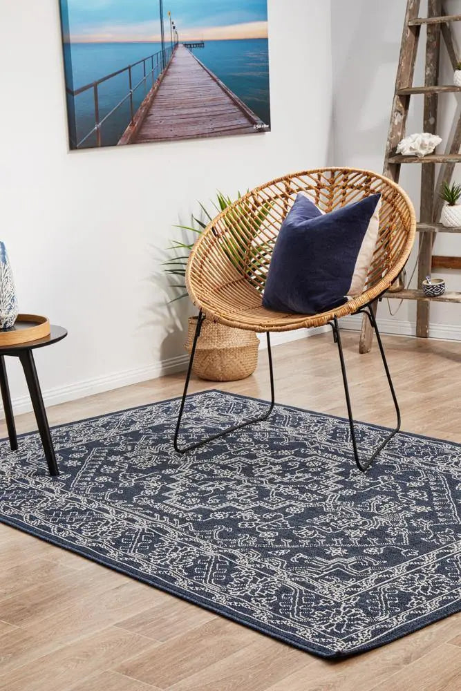 Outdoor Sea Navy Rug RUG CULTURE
