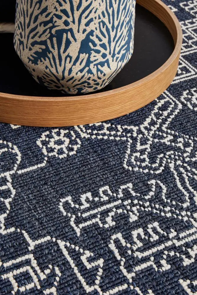 Outdoor Sea Navy Rug RUG CULTURE