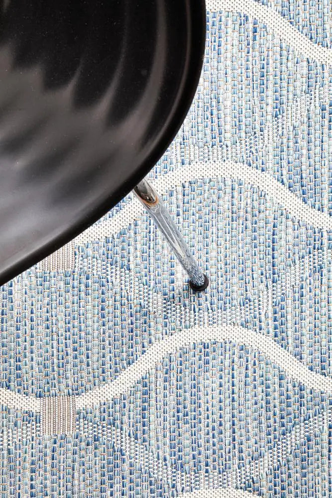 Outdoor Terrace Blue Rug Rug Culture