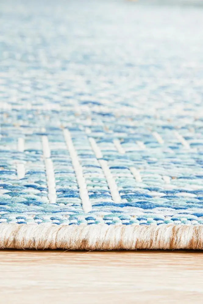 Outdoor Terrace Blue Rug Rug Culture