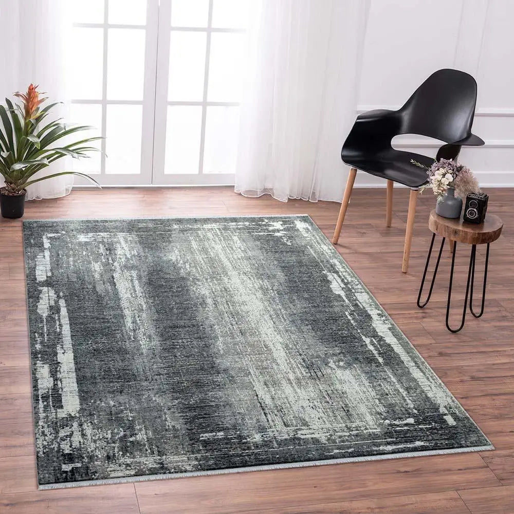 Oxford 214 Bamboo-Silk Dk.Grey Rug Saray Rugs