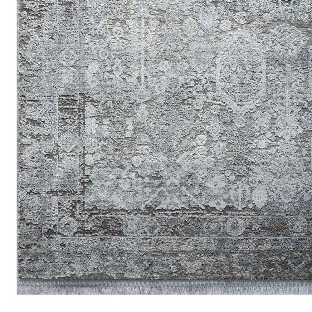 Oxford 312 Bamboo-Silk Grey Rug Saray Rugs