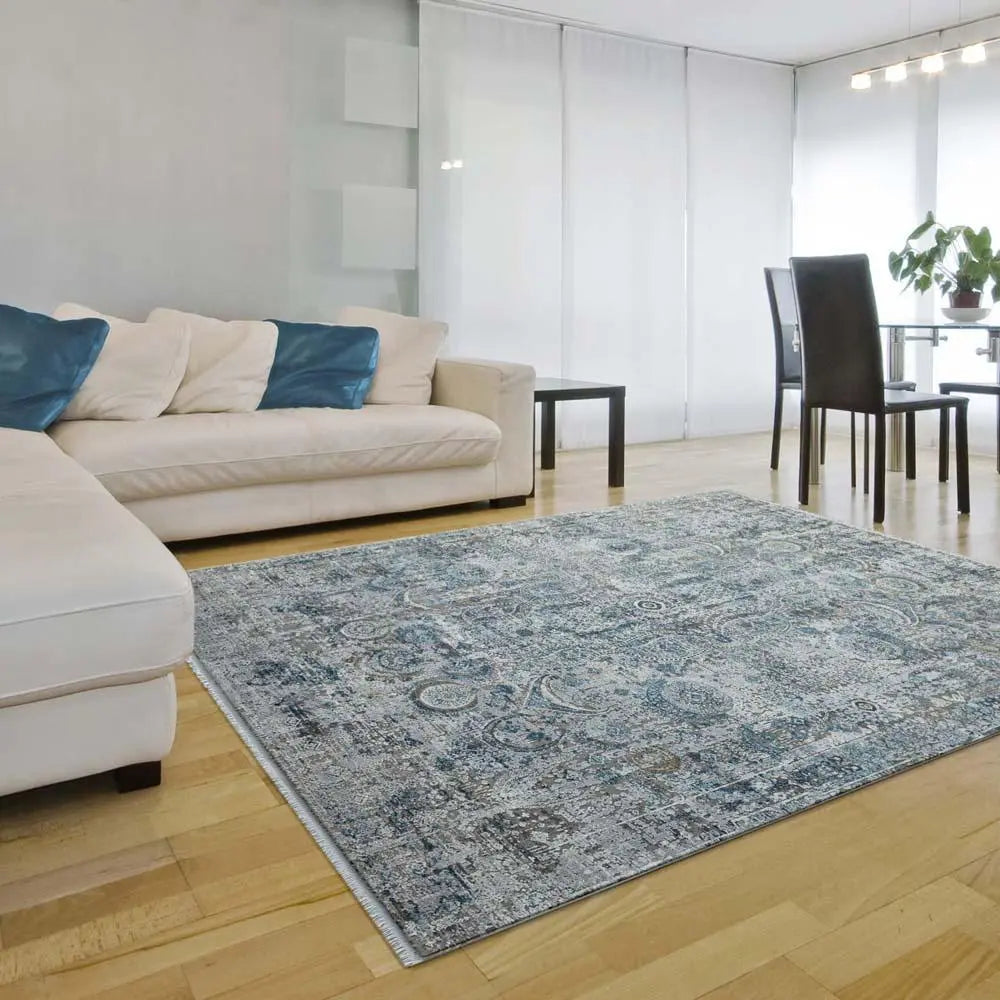 Oxford 800 Bamboo-Silk Grey Rug Saray Rugs