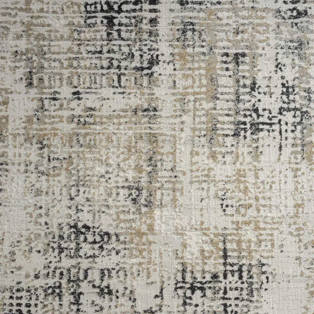 PORTLAND 552 PASTEL GRID GREY RUG Saray Rugs