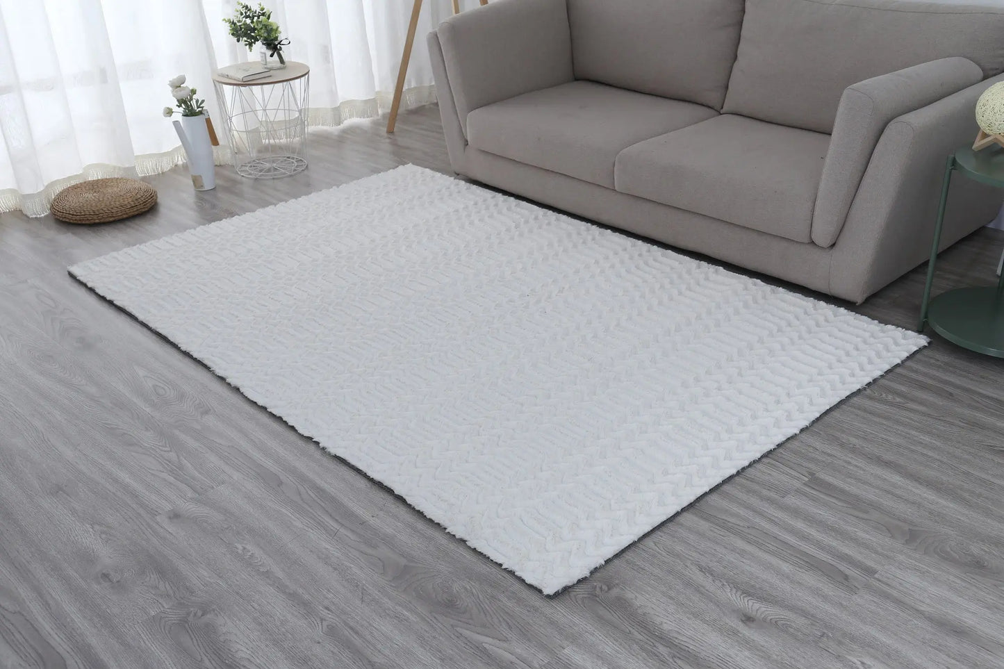 Panda Plush Super Soft Innis Ivory Rug The Rug Co