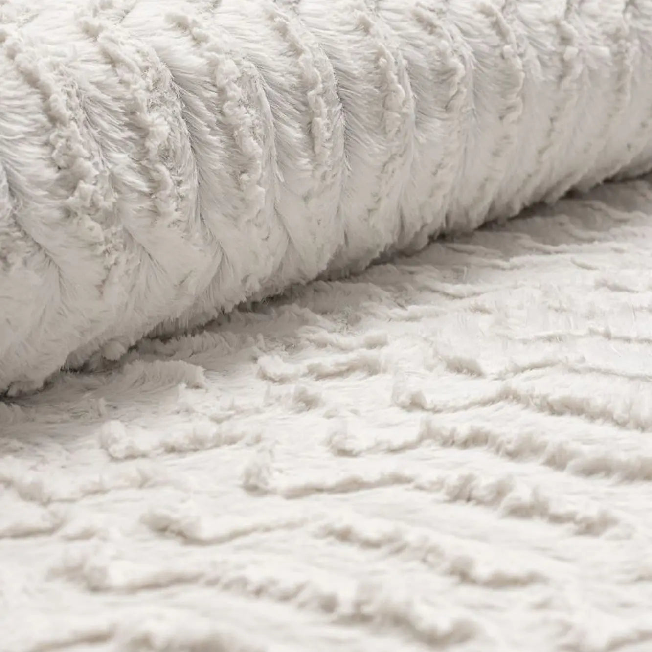 Panda Plush Super Soft Innis Ivory Rug The Rug Co