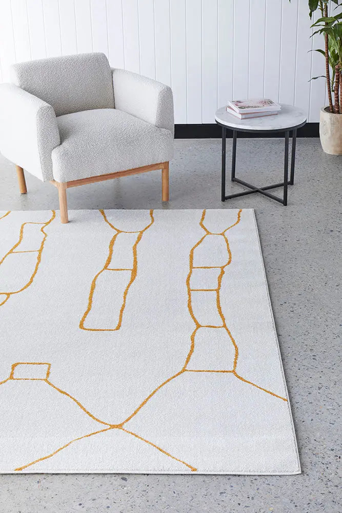 Pera Amy Gold Rug RUG CULTURE