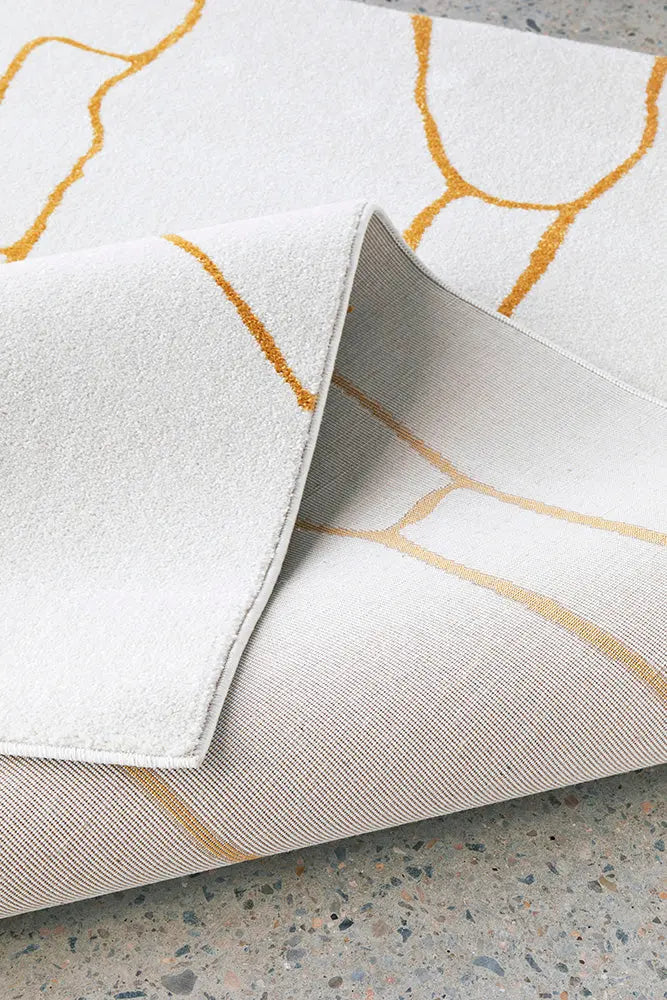 Pera Amy Gold Rug RUG CULTURE