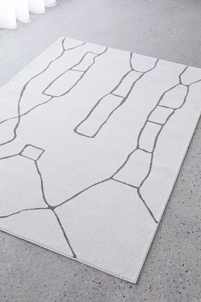 Pera Amy Grey Rug RUG CULTURE