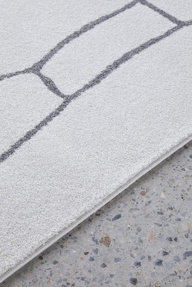 Pera Amy Grey Rug RUG CULTURE