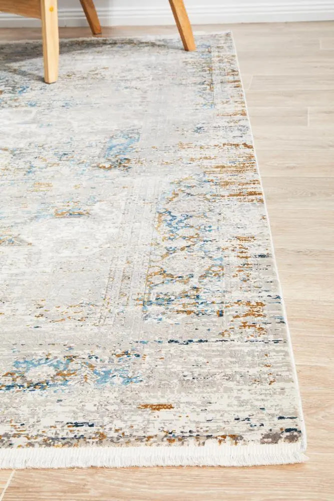 Relax Bamboo & Silk 104 Blue Rug Unitex