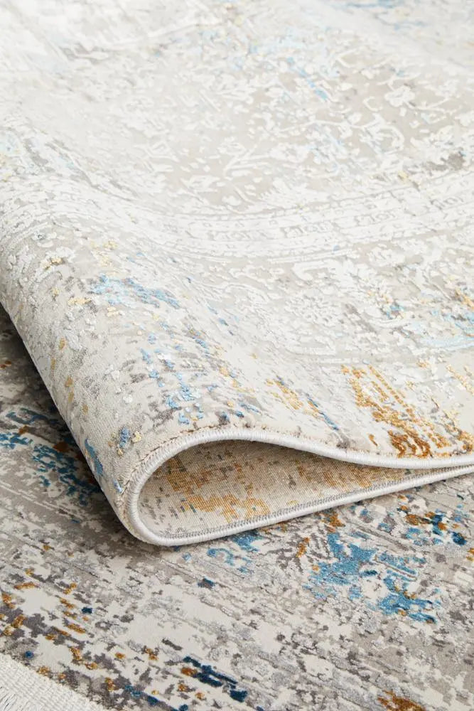 Relax Bamboo & Silk 104 Blue Rug Unitex