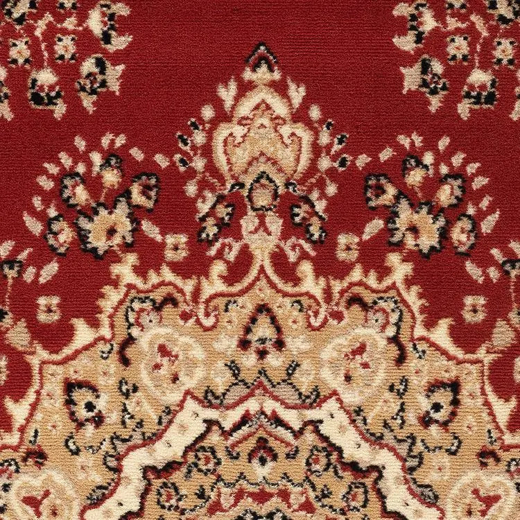Ruby diamond Red Hallway Runner Saray Rugs