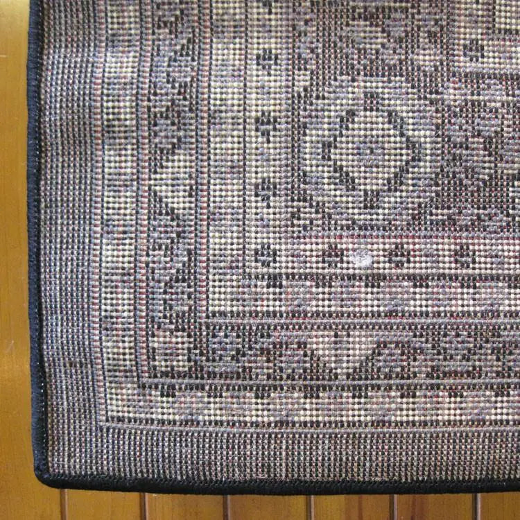 Ruby flam Black Hallway Runner Saray Rugs