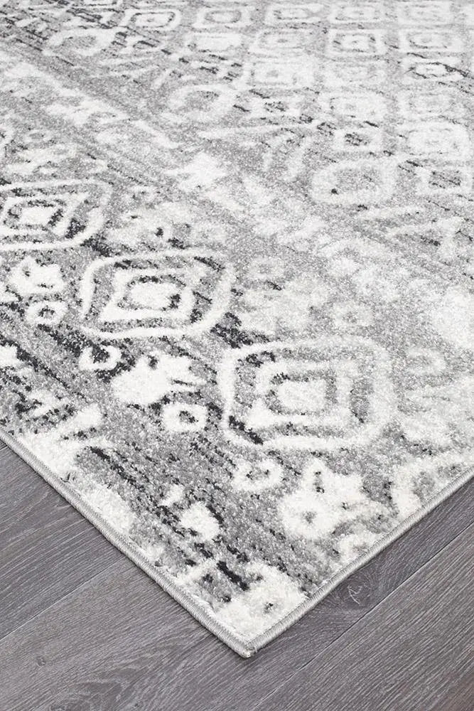 Sahra 451 Dark Grey Hallway Runner Unitex