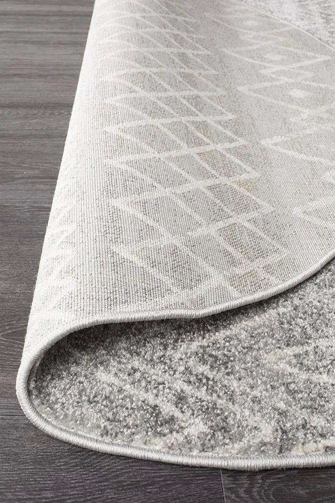 Sahra 454 Silver Round Rugs Unitex