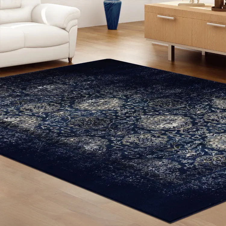 Serena 100 navy Rug Saray Rugs