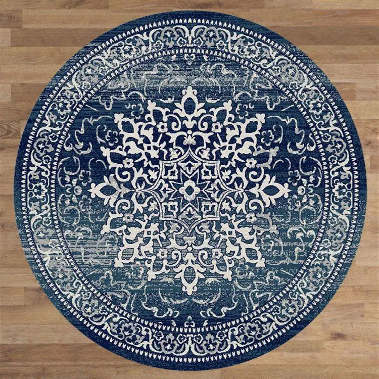 Serena 892 Navy Hallway Runner Saray Rugs