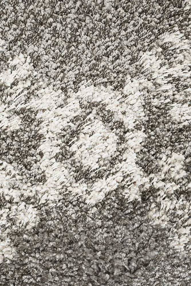 Sila 33 Grey Shaggy Rug Unitex