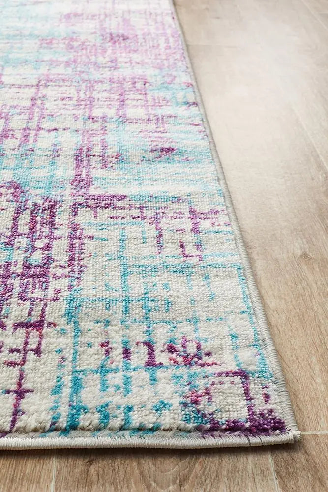 Skyler Abstract Rug Grey Blue Purple Rug Culture