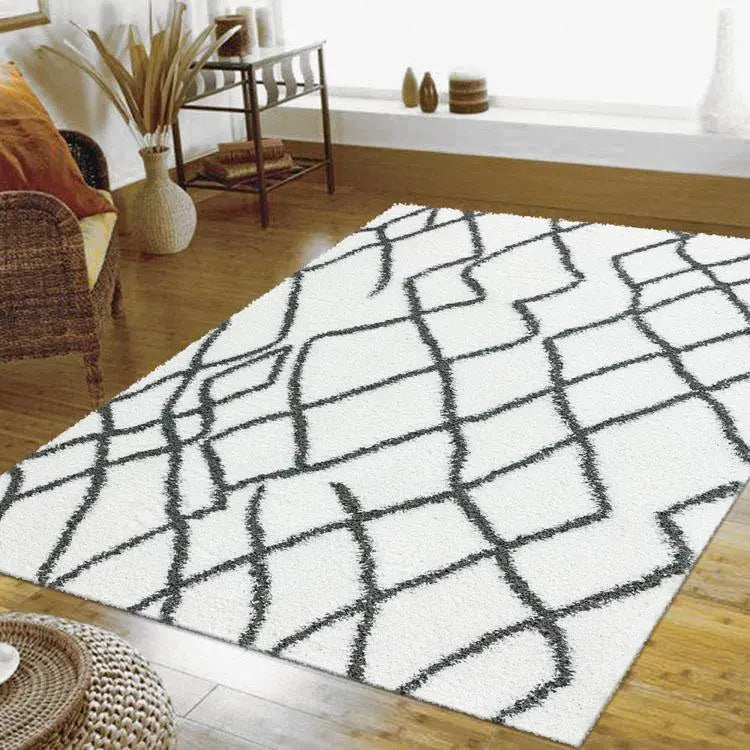 Sorento 346 cream soft Shaggy Rug Saray Rugs