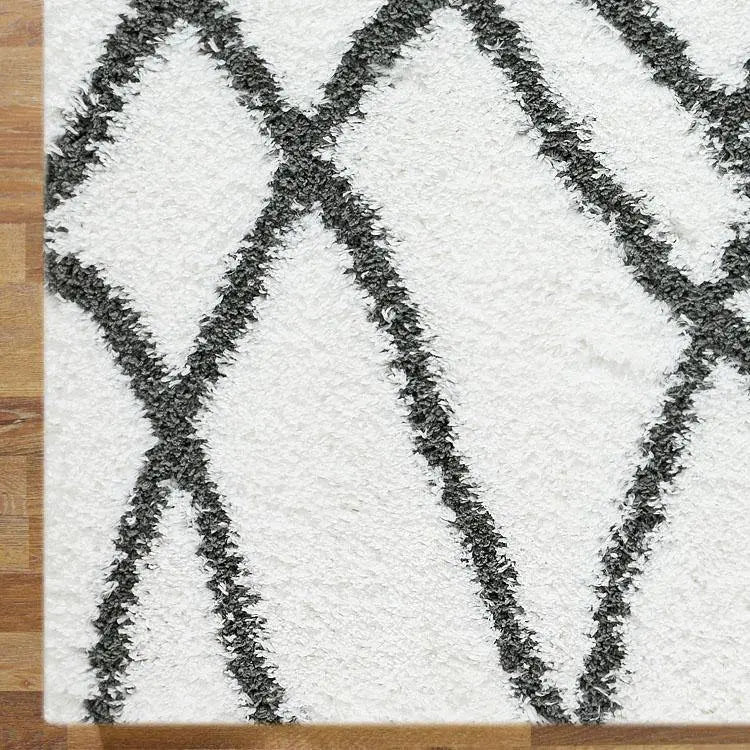 Sorento 346 cream soft Shaggy Rug Saray Rugs