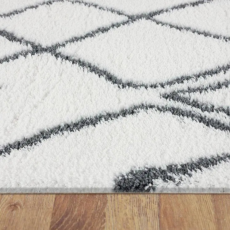 Sorento 346 cream soft Shaggy Rug Saray Rugs