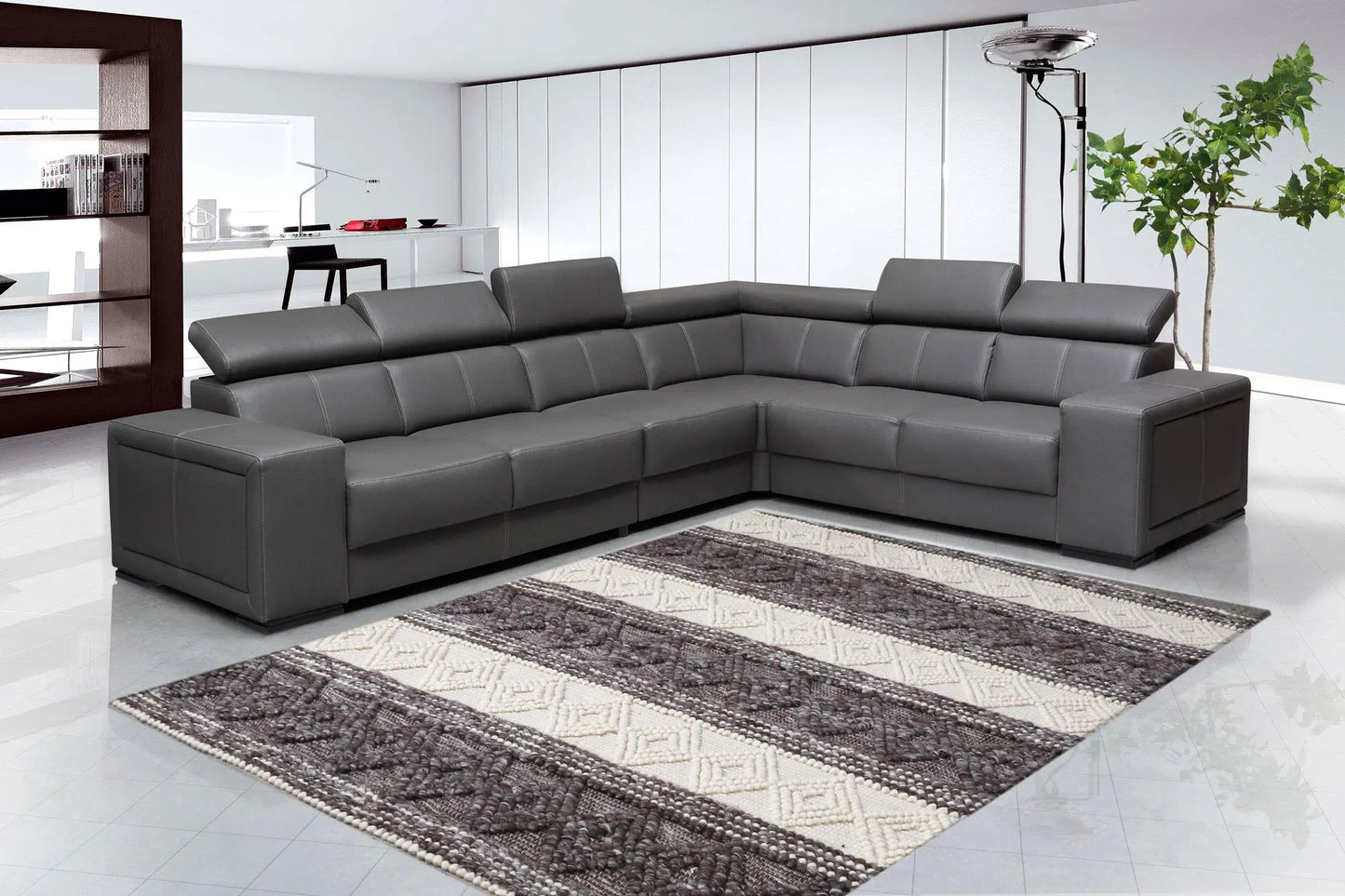Valley Chocolate Wool Rug The Rug Co