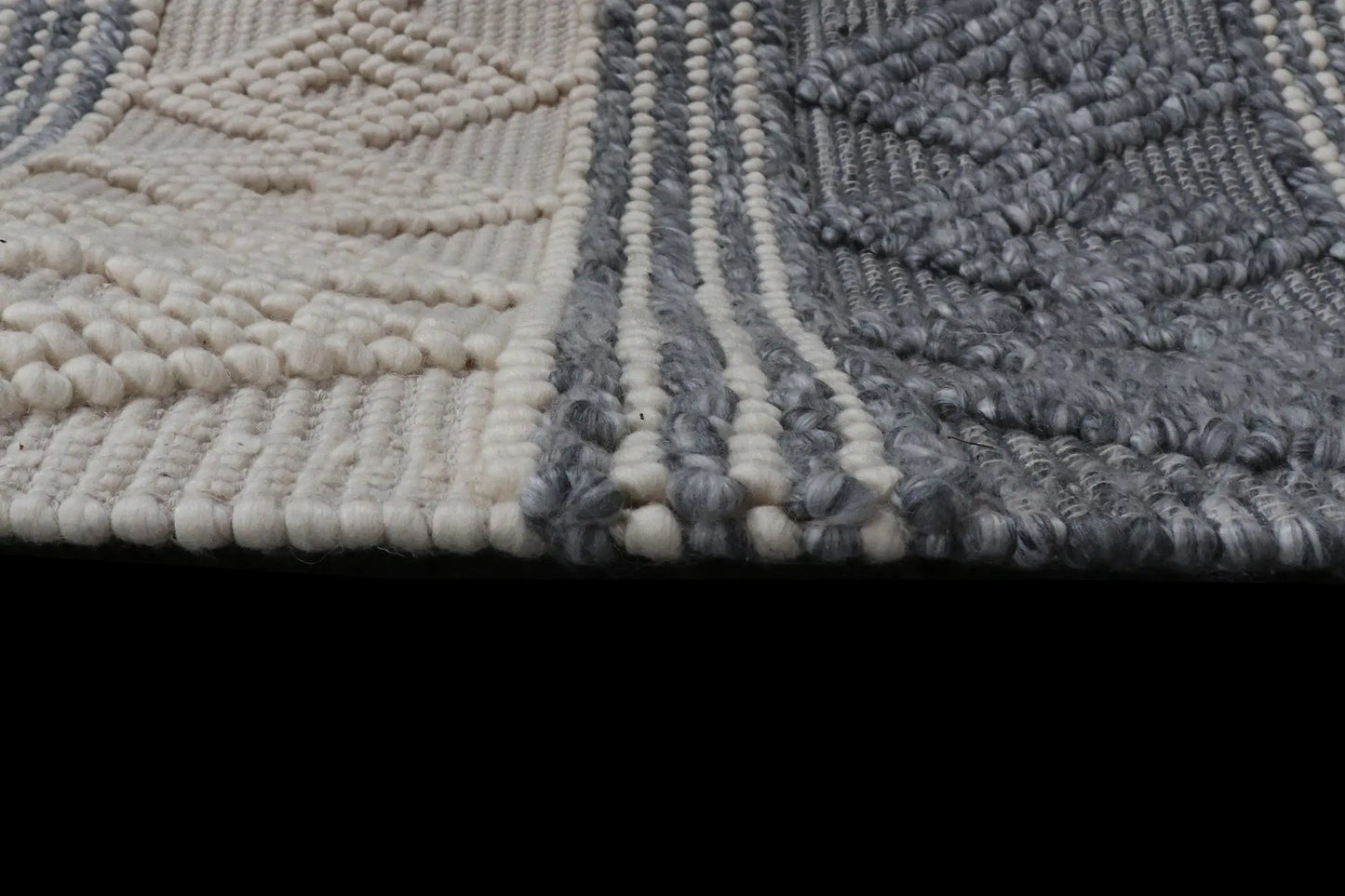 Valley Grey Wool Rug The Rug Co