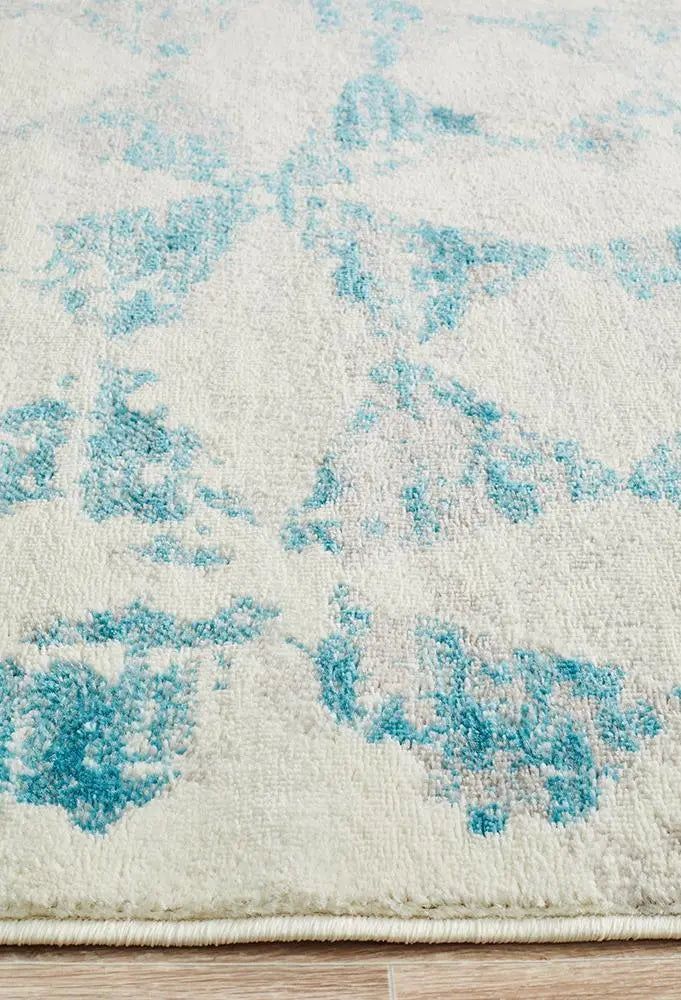 Vanessa Modern Rug Blue Grey White Rug Culture