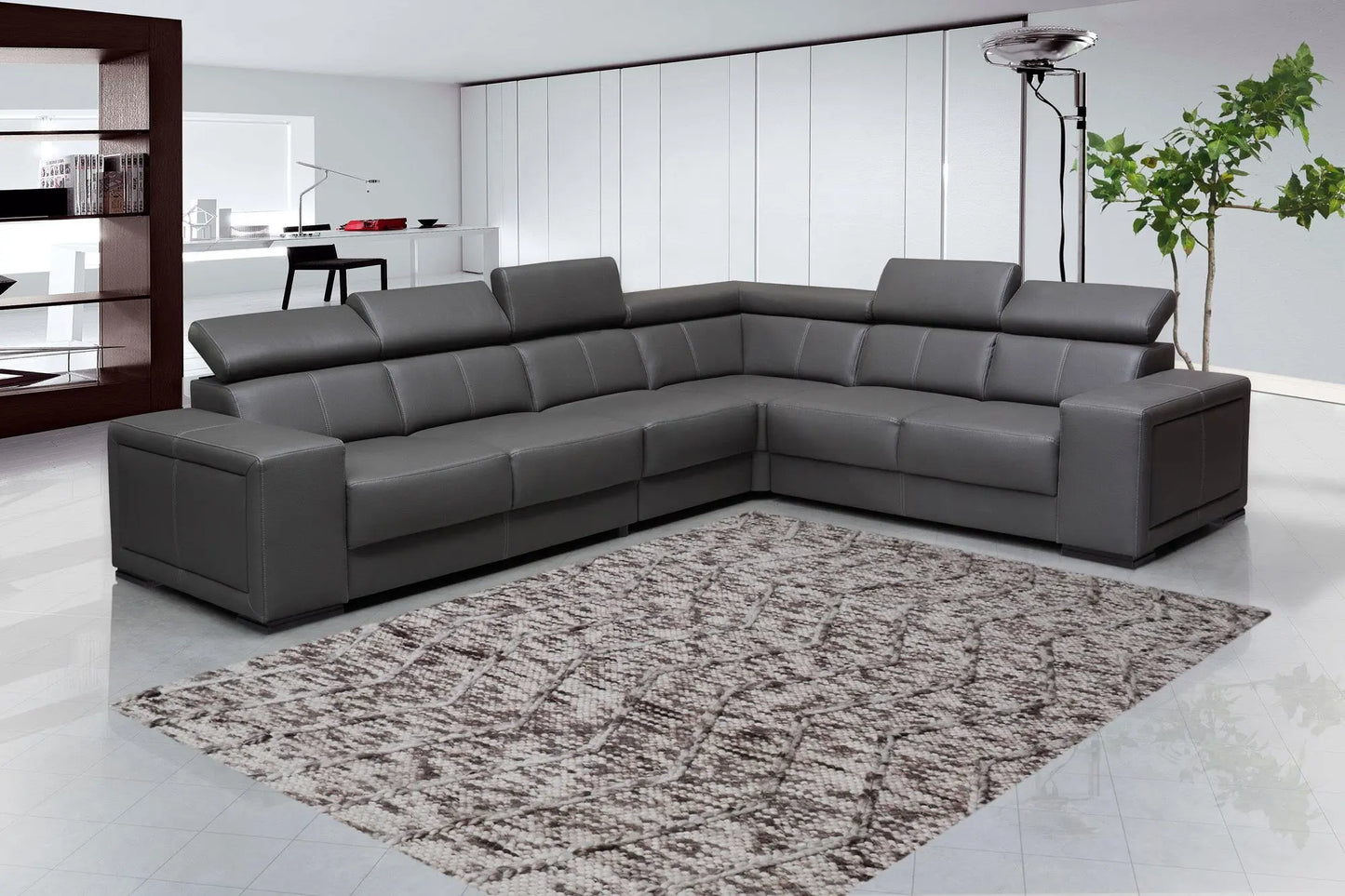 Waves Natural Wool Rug, High-Quality Rugs, Easy to Care, Hand-Woven The Rug Co