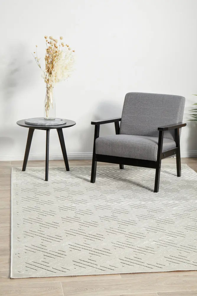 Yakamoz Alice Natural White Rug RUG CULTURE