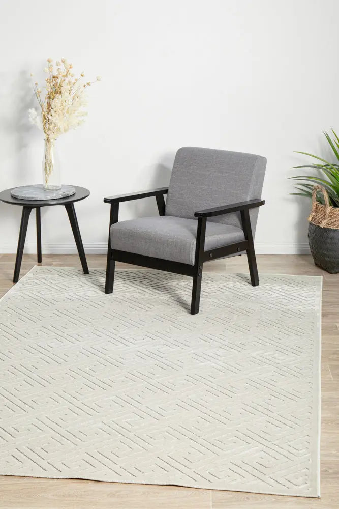 Yakamoz Alice Natural White Rug RUG CULTURE