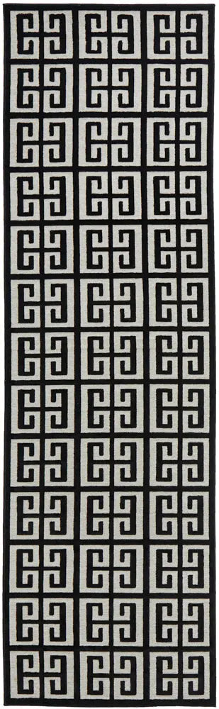 Yakamoz Brenda Black & Gold Rug RUG CULTURE