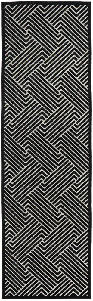Yakamoz Cindy Black & Gold Rug RUG CULTURE