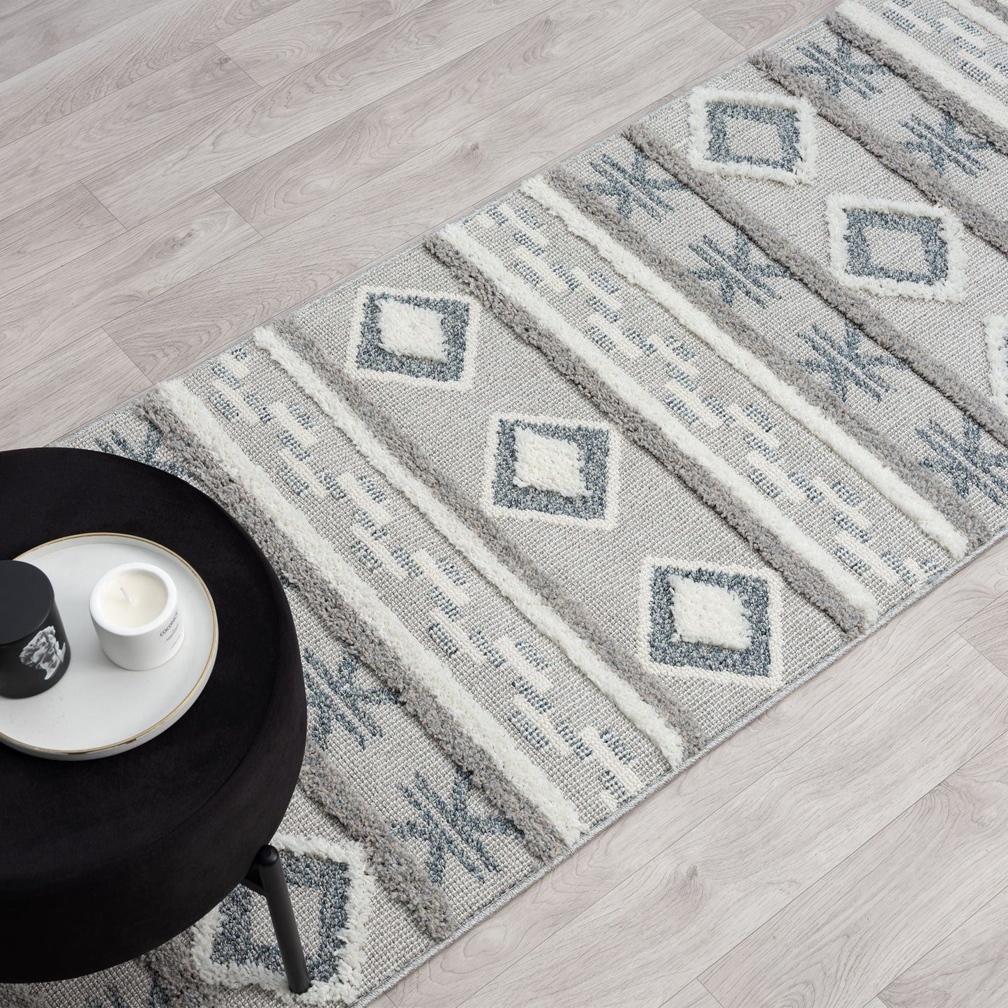 Cottage 546 Slate Runner Saray Rugs