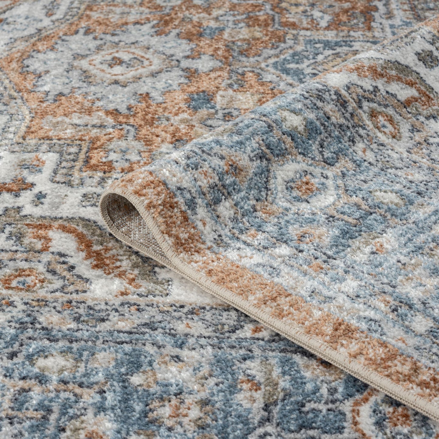 Easy 366 Indigo Runner Saray Rugs