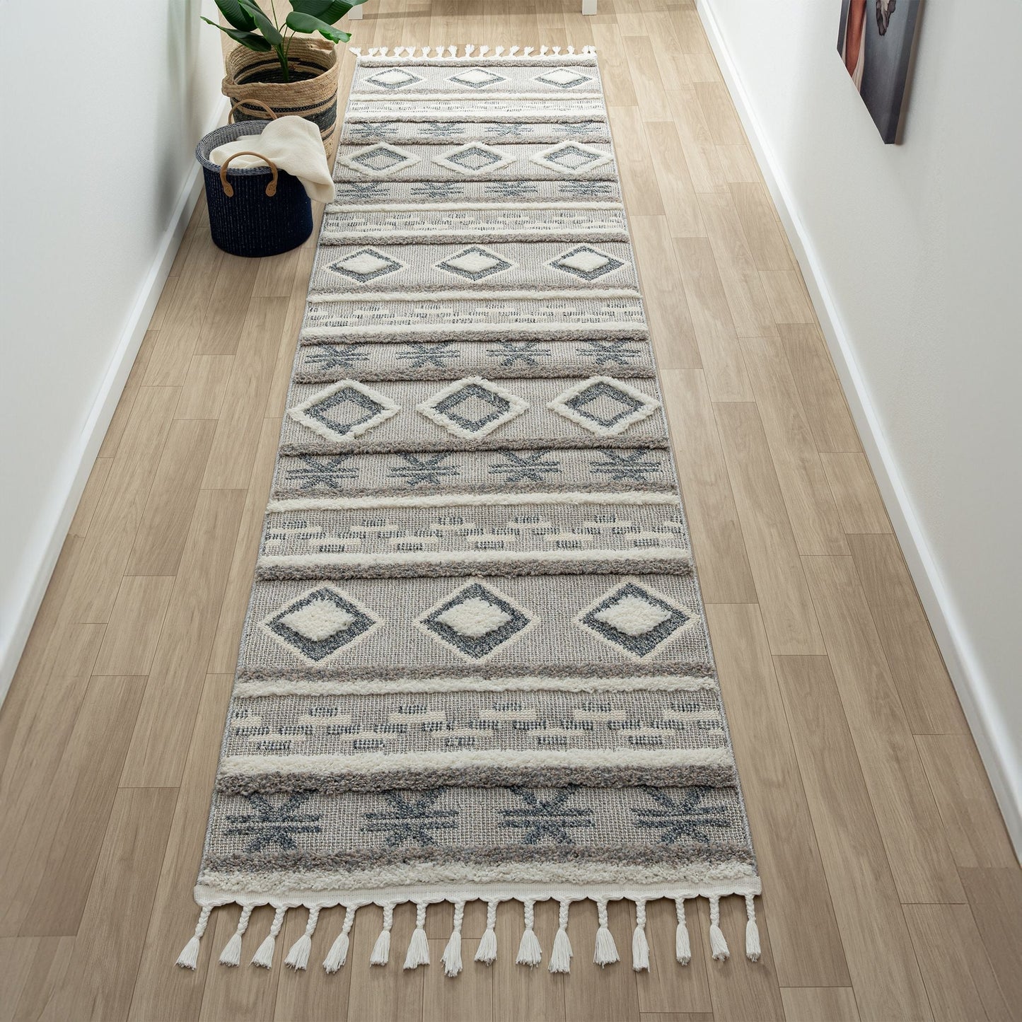 Cottage 546 Slate Runner Saray Rugs