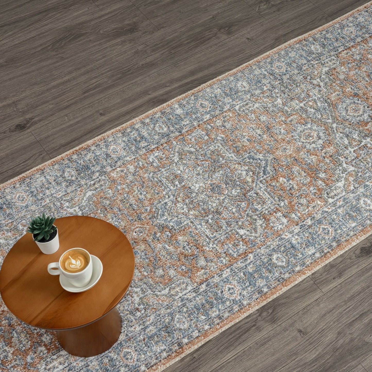 Easy 366 Indigo Runner Saray Rugs