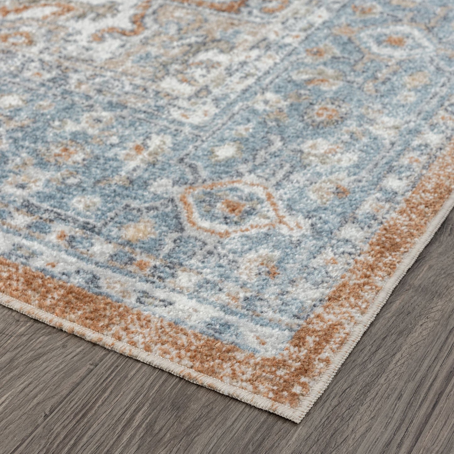 Easy 366 Indigo Runner Saray Rugs
