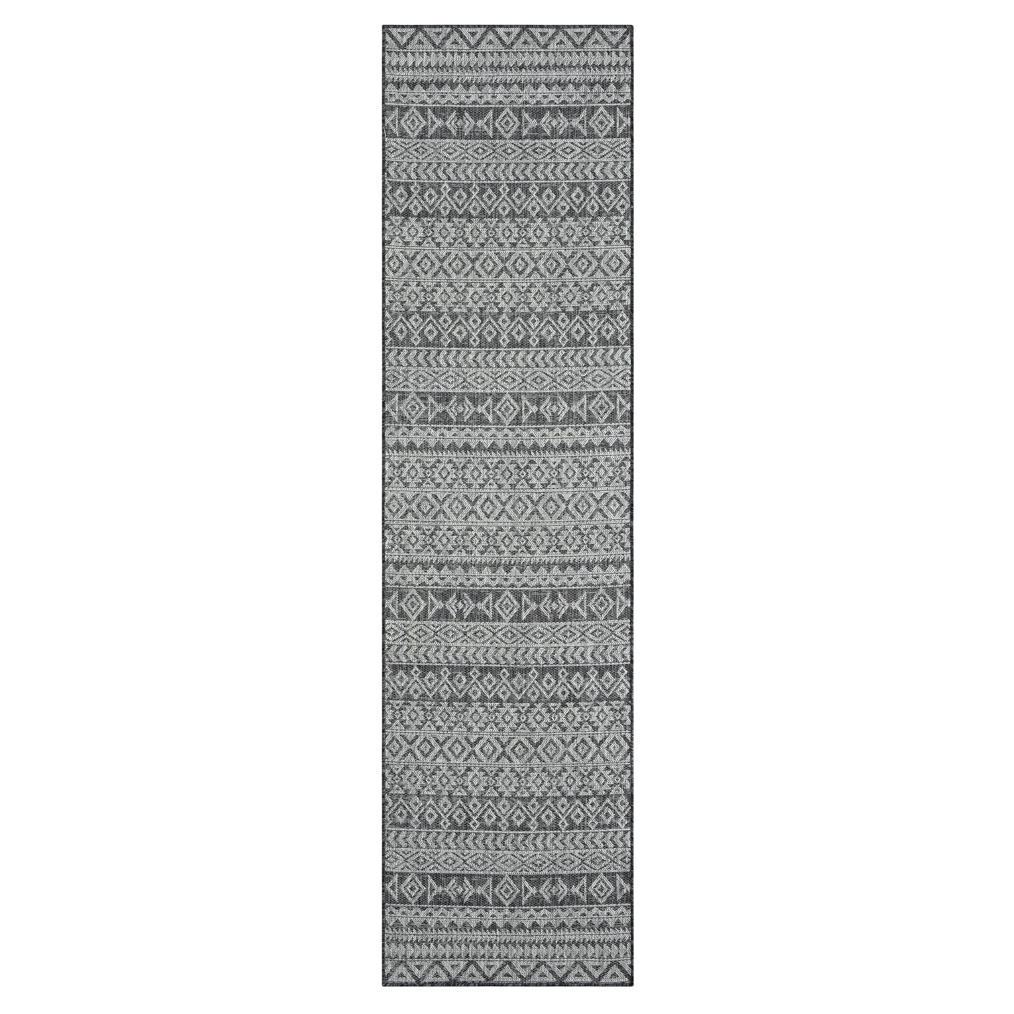 Alfresco 421 Charcoal Runner Saray Rugs