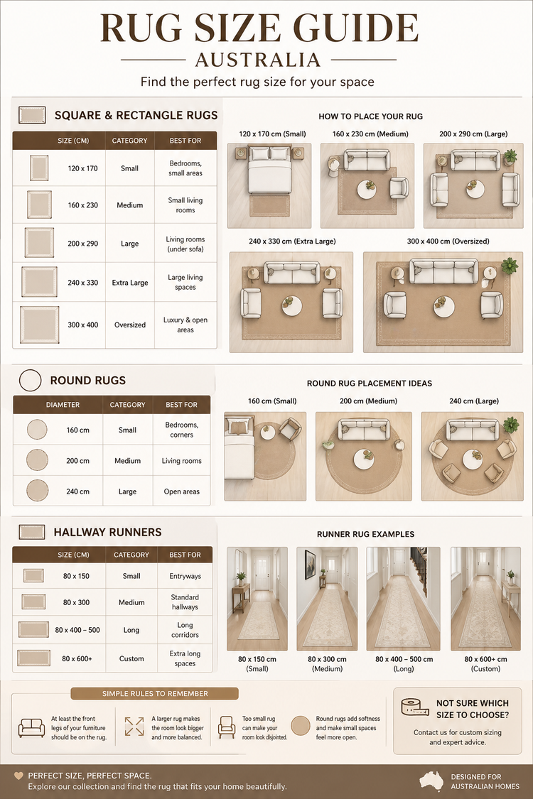 HOW TO CHOOSE THE RIGHT RUG SIZE? – Star Rugs