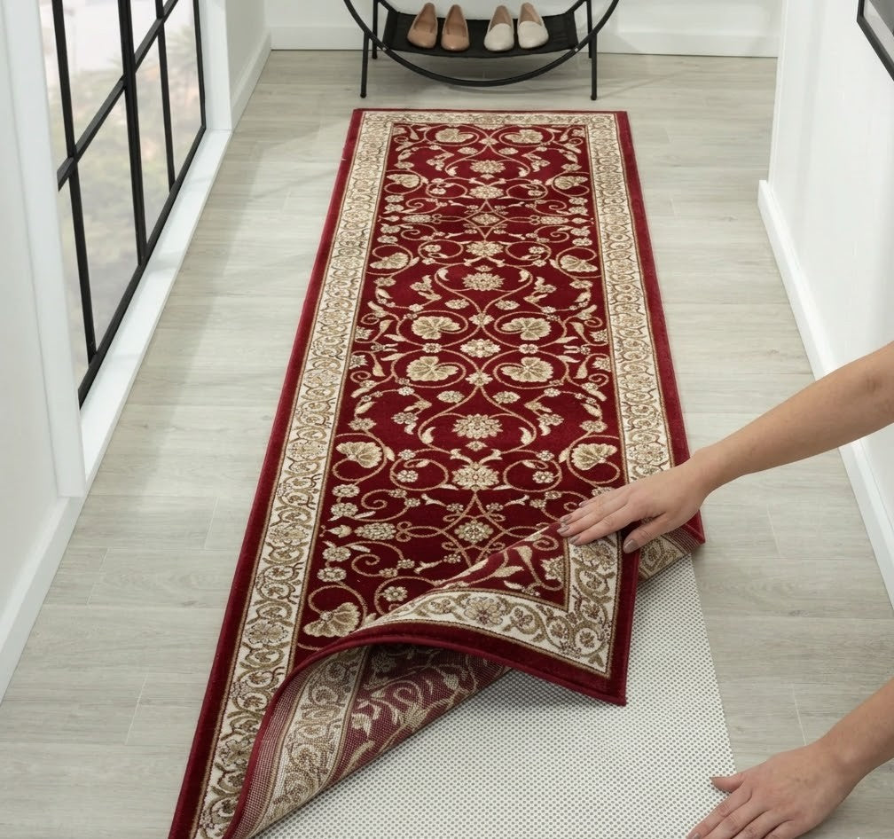 Oriental 512 Red Traditional Hallway Runner