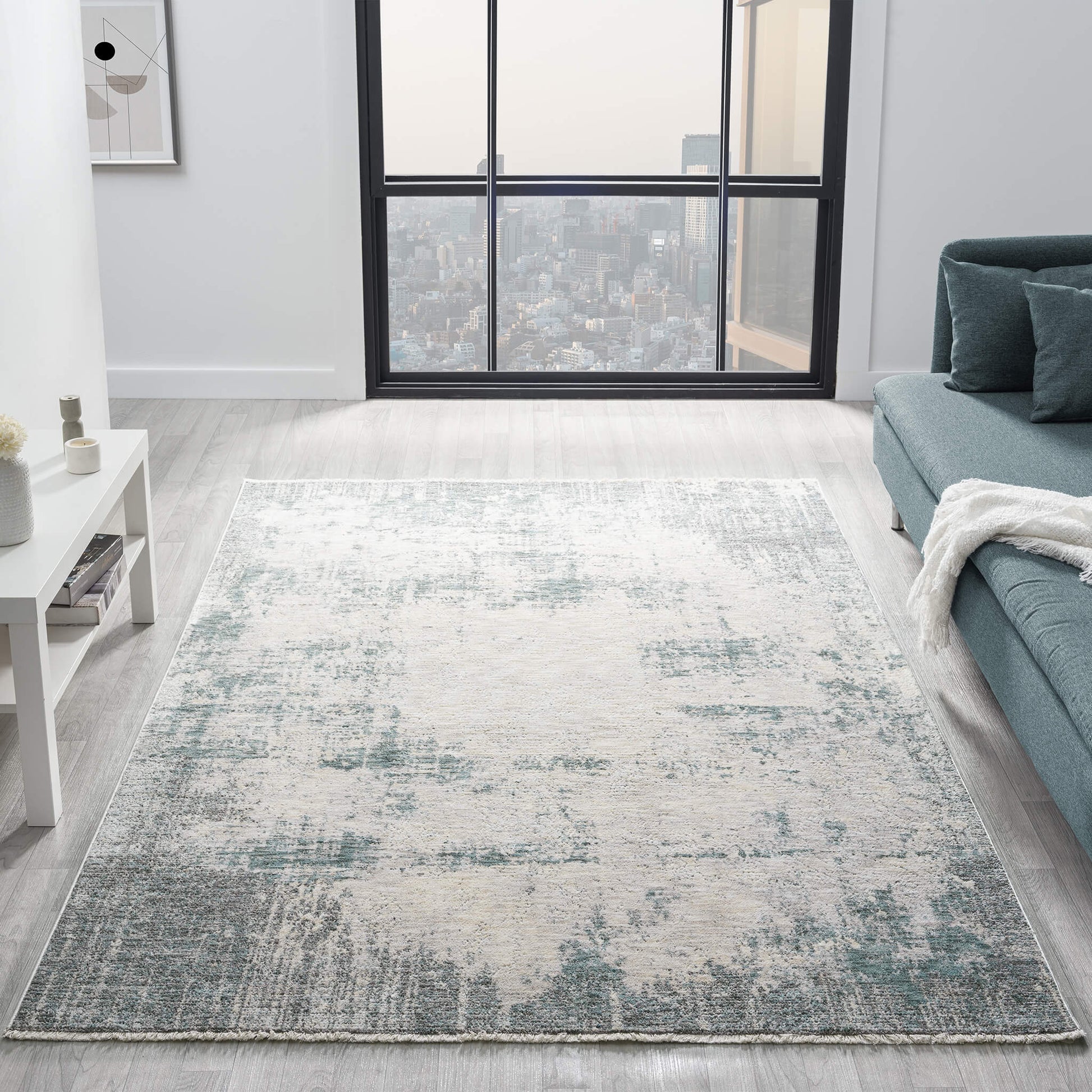 Adelaide 646 Steel Saray Rugs