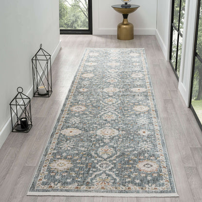 Adelaide 649 Denim Runner Saray Rugs