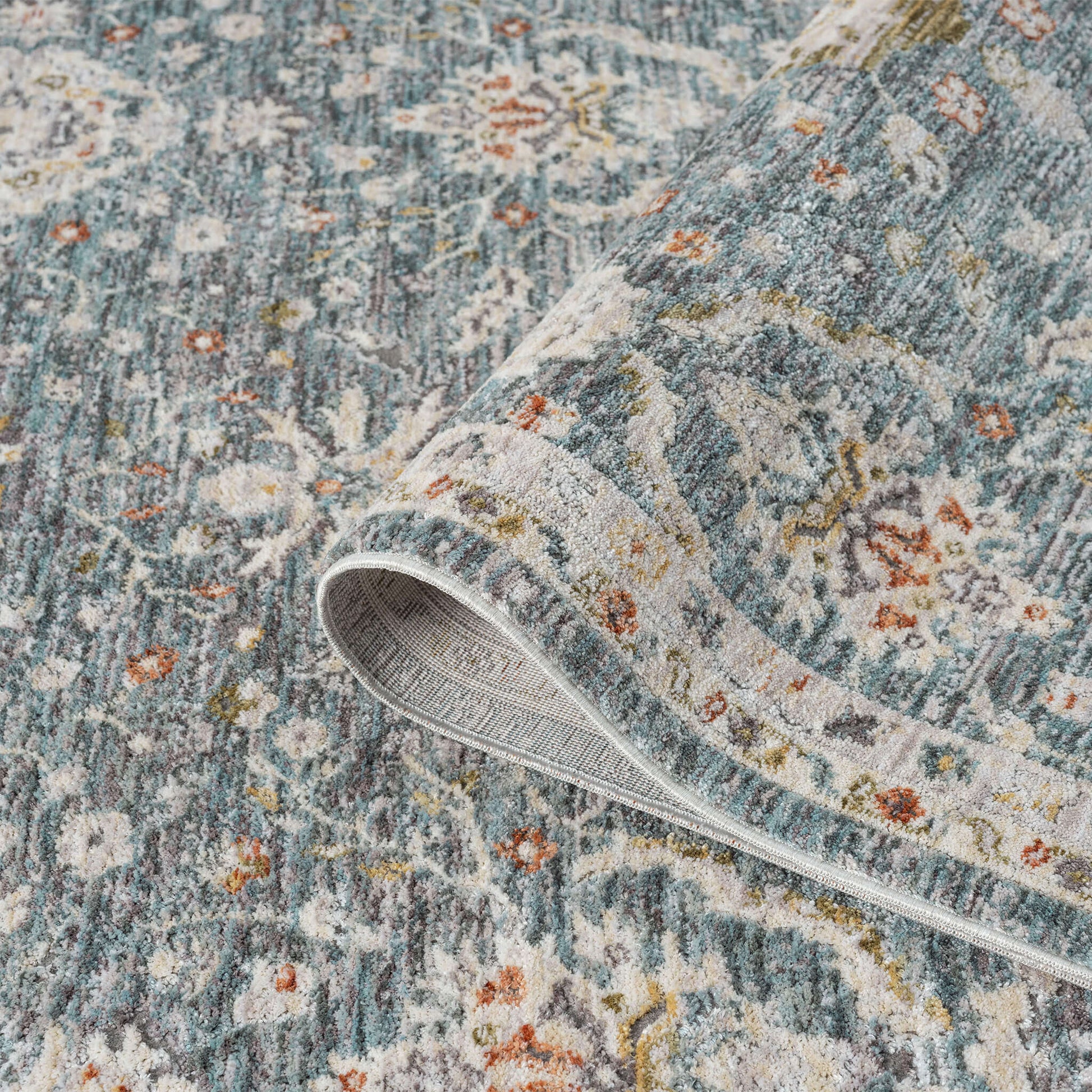 Adelaide 649 Denim Runner Saray Rugs