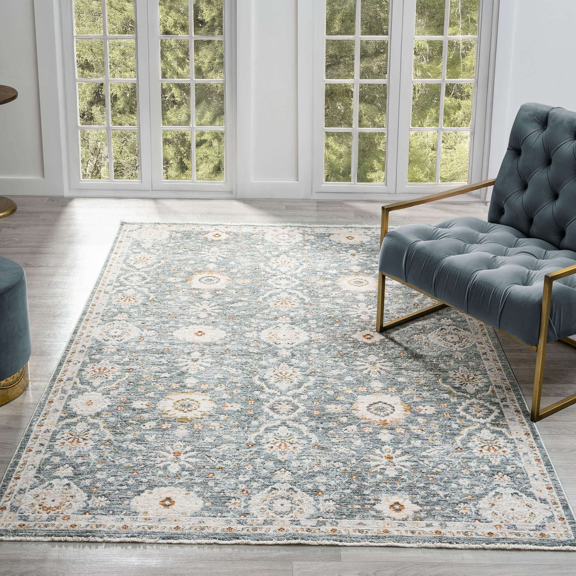 Adelaide 649 Denim Saray Rugs
